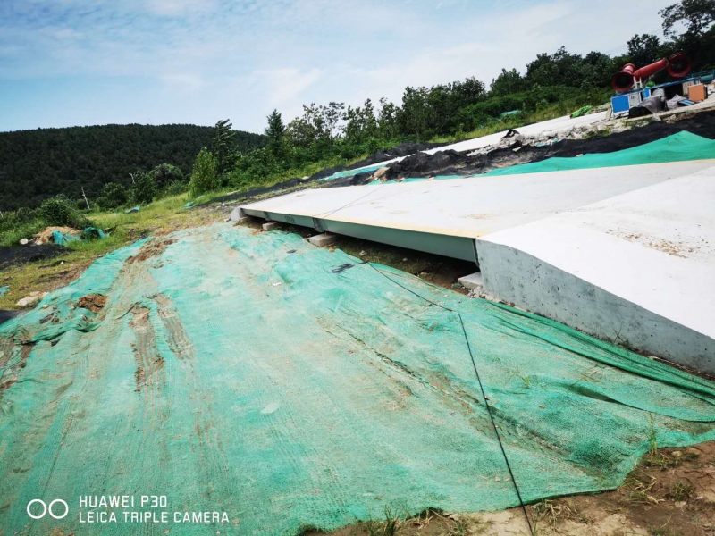 上海電氣江蘇有限公司120噸地磅無基坑安裝